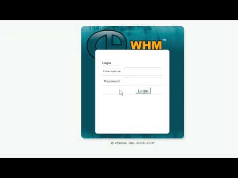 How to login to WebHosting Manager