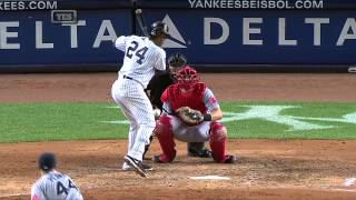 2013/09/05 Cano's two-run double