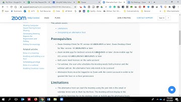 Zoom Alternative Host