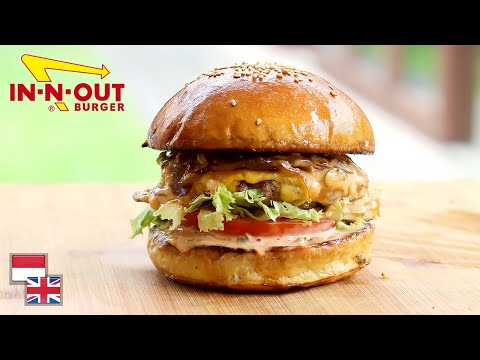 Ide Masakan Resep Cheese Burger Ala IN-N-OUT California Amerika [Sausnya Special] Yang Luar Biasa