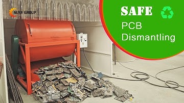 Safe & Efficient E-Waste Recycling ♻️ – PCB Components Dismantling Machine