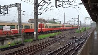 511次莒光號七堵站進站+401次太魯閣號通過+PP客車調度