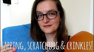 ASMR Throwback tingles! Orange bowl & notebook rings ~ tapping, scratching & crinkles #150