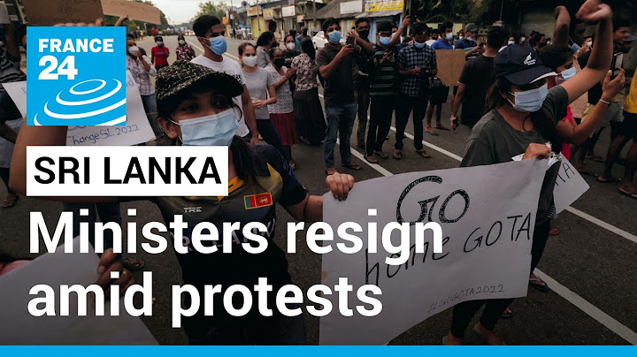 Sri Lanka’s cabinet ministers resign amid protests, social media ban • FRANCE 24 English