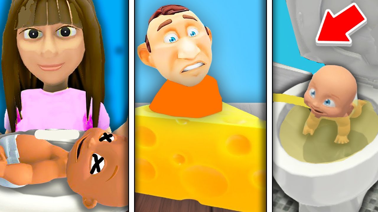 BABY PRANKS DADDY IN CRAZY WAYS... (Who's Your Daddy?)
