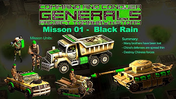 Command & Conquer: Generals - Tomahawk:Storm - GLA Campaign Mission 1: Black Rain - Brutal