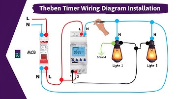 Timer Theben TR 610 Top3 Wiring Diagram Installation I Step-by-Step Guide! ⚡