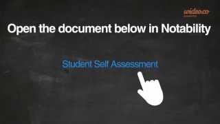 Student Self-Assessment Assignment Directions