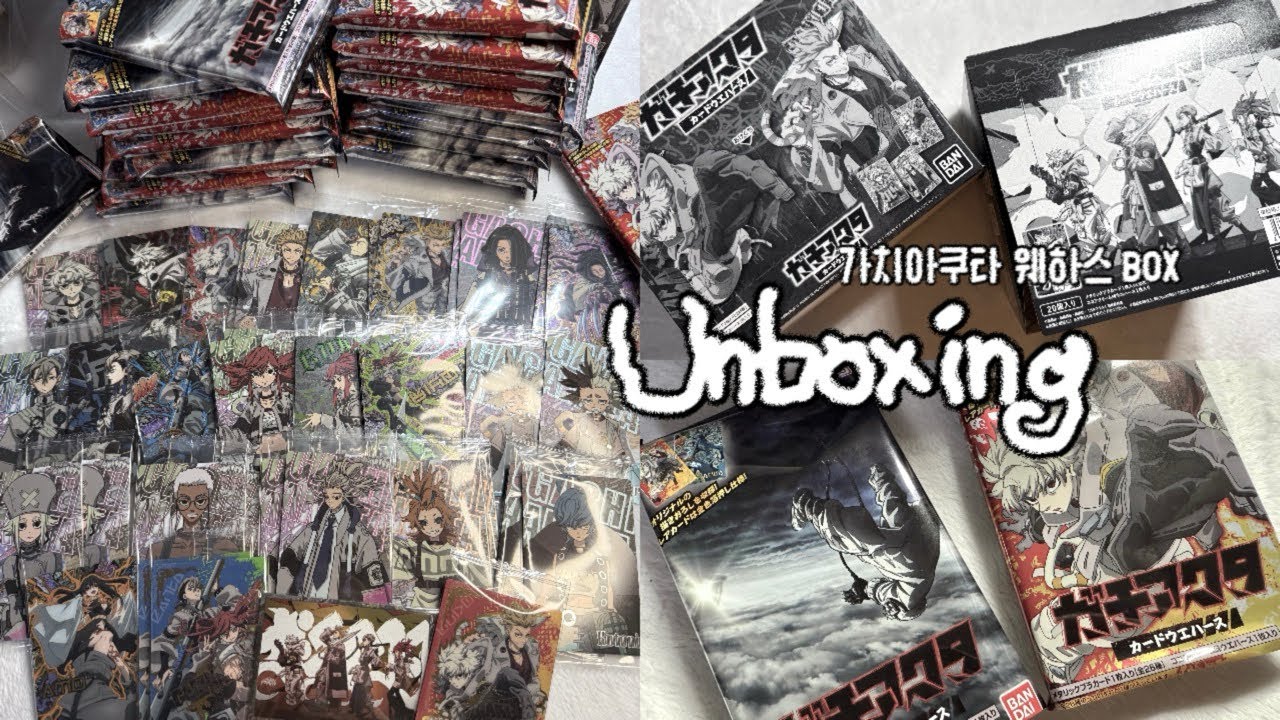 🧤#21 오타쿠 브이로그🧤 과연 두 박스로 26종 모을 수 있을까? | 가치아쿠타 웨하스 2BOX 언박싱