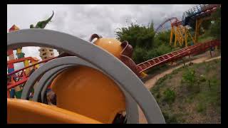 Slinky Dog Dash Coaster Ride POV Experience in 4K | Disney's Hollywood Studios Walt Disney World