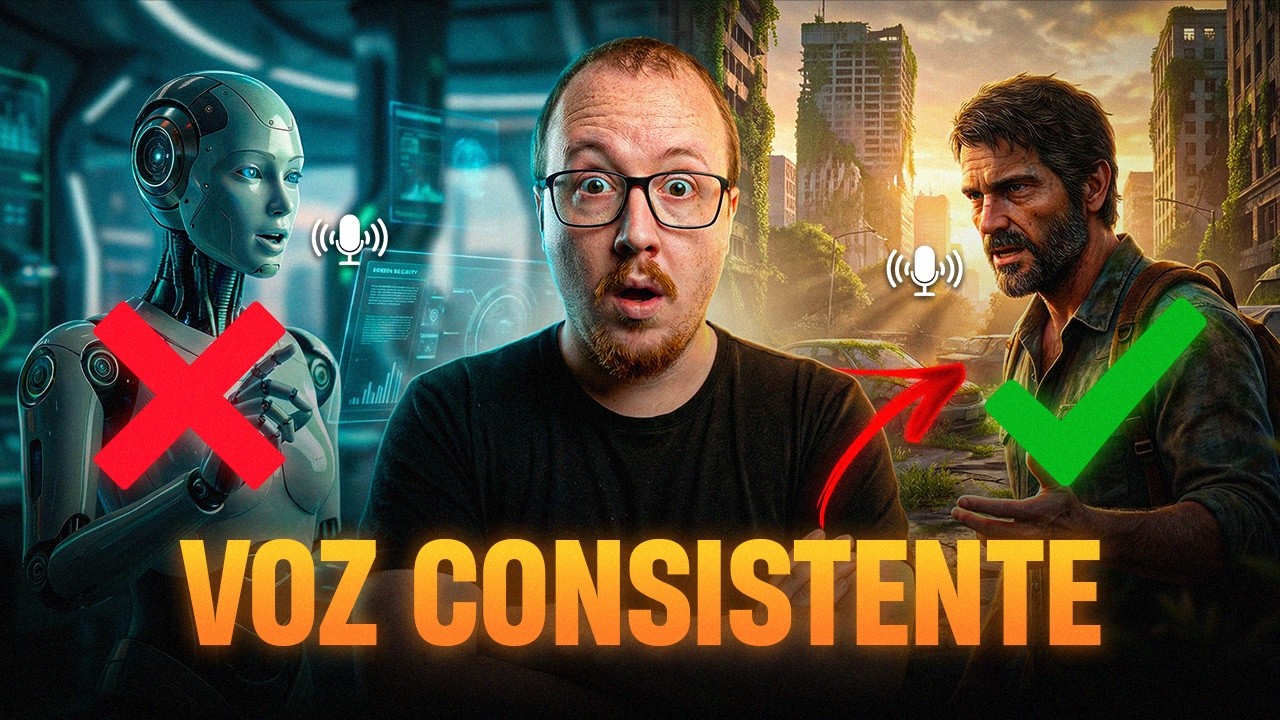 Como Manter a Mesma Voz em Vídeos com IA (100% Grátis)