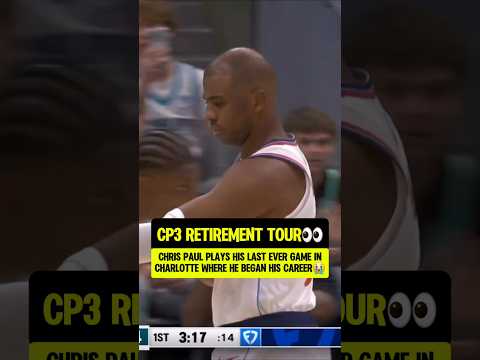 CP3 announced its his LAST NBA SEASON😭