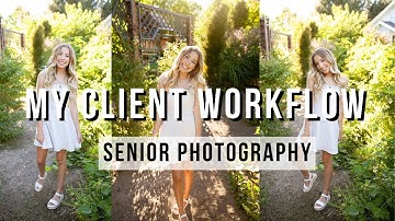New Photography Clients | My Client Workflow Senior Photographer