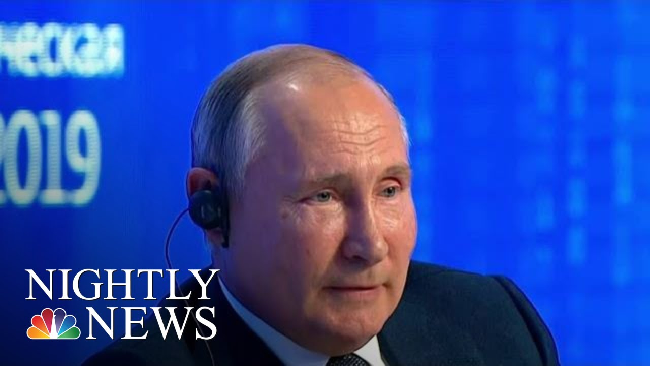 Putin Talks Trump, 2020 Election On Moscow Panel | NBC Nightly News