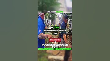 Plumber Exposed For Scamming Homeowner Part 2 😳. #shorts