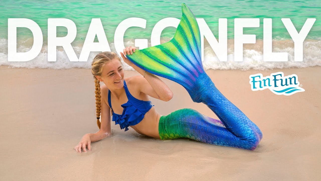 Dragonfly Mermaid Tail | Fin Fun Mermaid Tails - YouTube