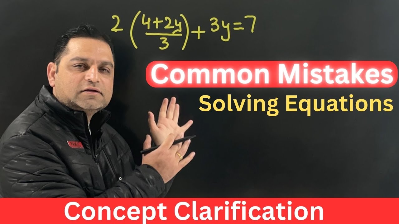 Common mistakes while solving Equations | How to solve equations easily ...