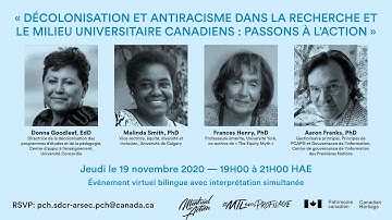 Webinar: De-Colonization & Anti-Racism in Canadian Research &Academia: Make it Happen (EN version)