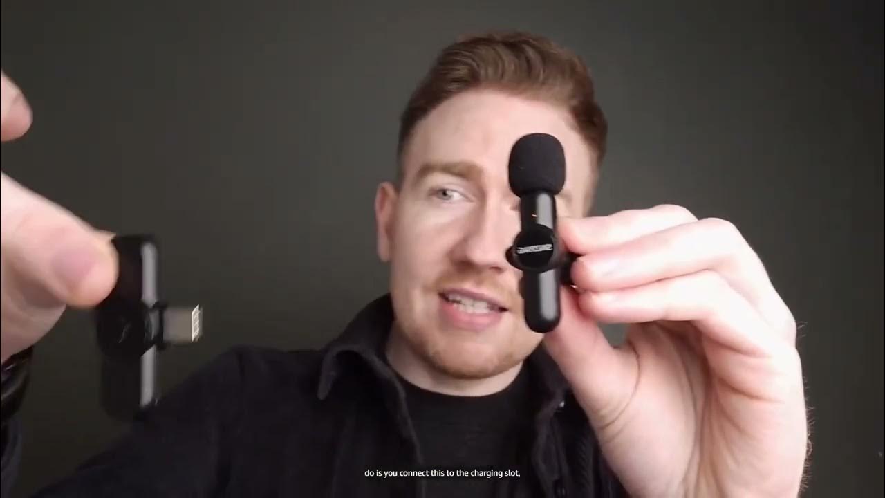 SNZIYAG Wireless Lavalier Microphone for iPhone ,PlugPlay Wireless Mic