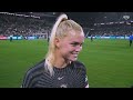 Angel City Forward Riley Tiernan Postgame After Scoring the Comeback Game-Winning Goal
