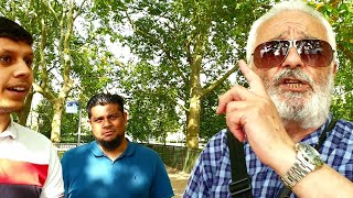 Christian Man Who Hate Islam Gets Caught Lying || Speakers Corner