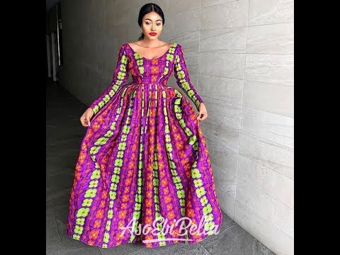 african long dress styles 2018