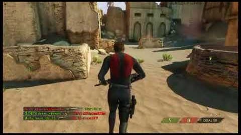 Uncharted 3 Online Badass Moment #4 - Five Not Alive!