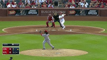 CIN@STL: Holliday opens scoring with double to center