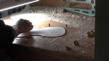 Violinmaker Peter Westerlund Part 24 Fine tuning of the back arching