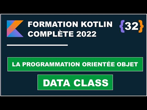 Vidéo: Qu'est-ce que la classe de données Kotlin ?