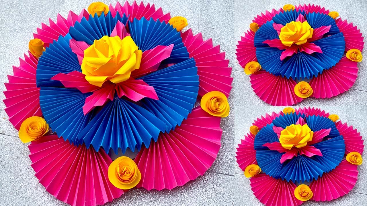 Unique Wall Hanging Craft Paper Flower Wall Hanging Paper Craft For