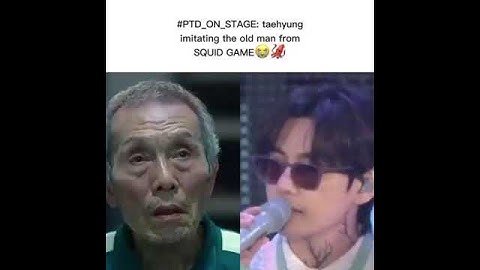 Taehyung imitating old man from squid game🤣🤣🤣🤣🤣🤣🤣