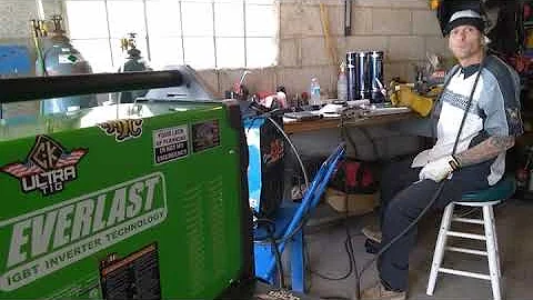 Using EVERLAST POWERTIG 200 DV on aluminum