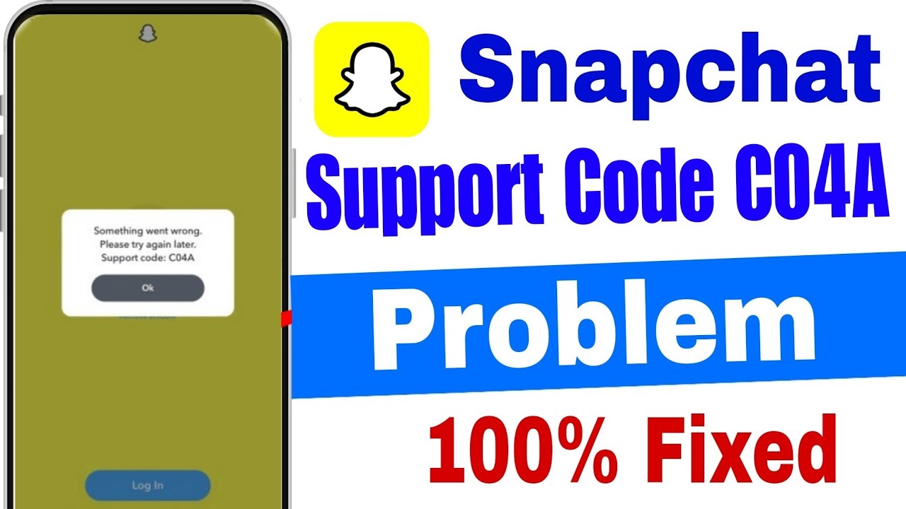 Snapchat Something Went Wrong Please Try Again Later Support Code ...