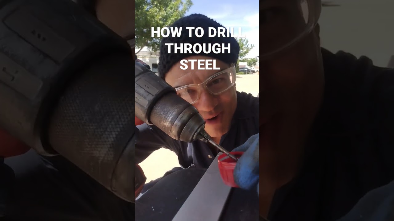 Watch how to drill through steel #metalwork on YouTube Watch how to drill through steel #metalwork on YouTube