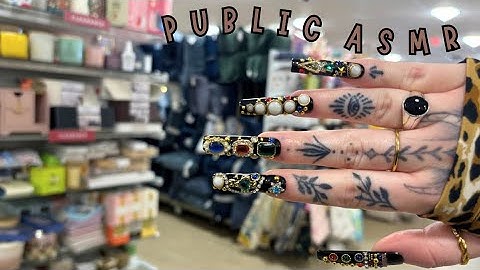 Public ASMR in HomeGoods | Tapping, Scratching, Camera Scratching, Fabric Sounds, Crinkles