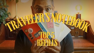 My Top 5 Traveler’s Notebook Inserts/Refills (Reposted)