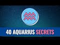 40 Secret Facts about Aquarius Personality Part- 2 | Aquarius Zodiac Sign