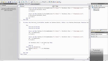 Visual Basic 2008 Tutorial 5 Login System - Remade - Part 2