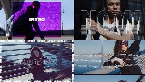 VHS Modern Intro Final Cut Pro Templates