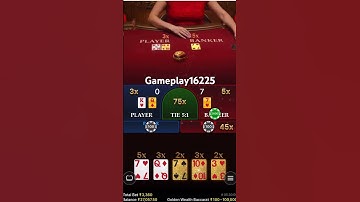 Thumbnail of Lucky 7’s 100X multiplier #casino #baccarat #lucky #winning #money #fun #love #joy #popular