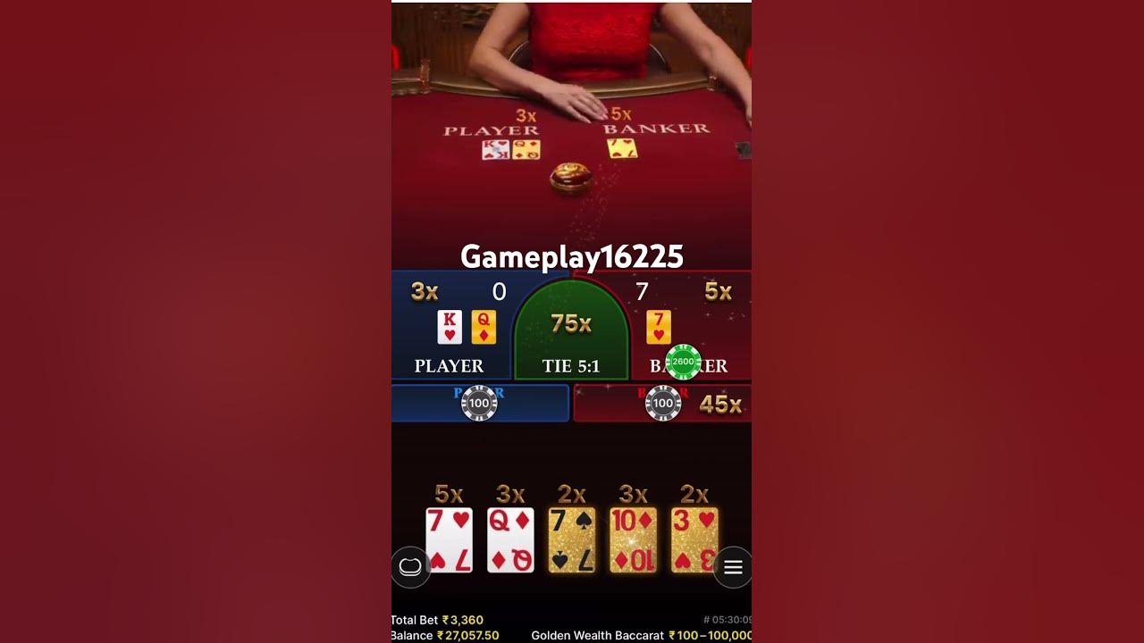 Lucky 7’s 100X multiplier #casino #baccarat #lucky #winning #money #fun #love #joy #popular