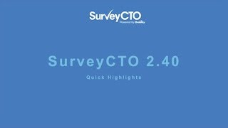 What's new in 2.40?