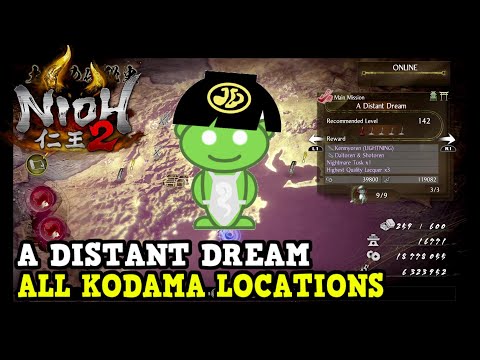 Nioh 2 A Distant Dream All Kodama Locations & Hot Springs (The First Samurai DLC)