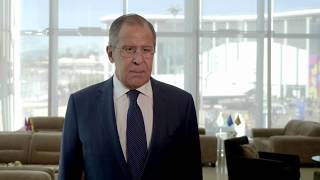Интервью С.Лаврова для фильма о XIX Всемирном фестивале молодежи и студентов Интервью С.Лаврова для фильма о XIX Всемирном фестивале молодежи и студентов