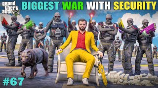 Michael Biggest Security War Gta5 Gameplay Cinematic Roargaming01
