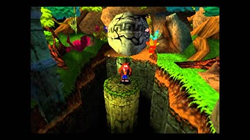 Crash Bandicoot - 100% Playthrough, Part 40 - Boulder dash + Clear gem