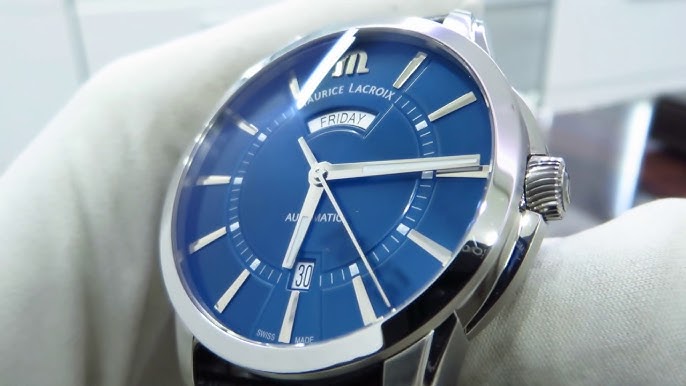 Maurice Lacroix Pontos Automatic Day Date PT6358-SS002-430-1 - YouTube