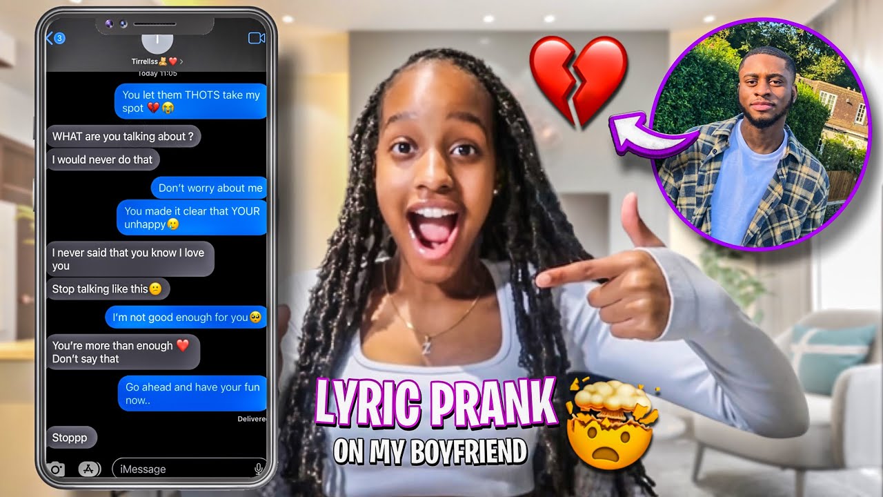 LYRIC PRANK ON MY BOYFRIEND 🤯🤣 | VLOGTOBER DAY 8 - YouTube