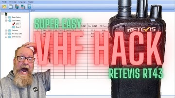 Super Easy Retevis RT43 VHF Hack
